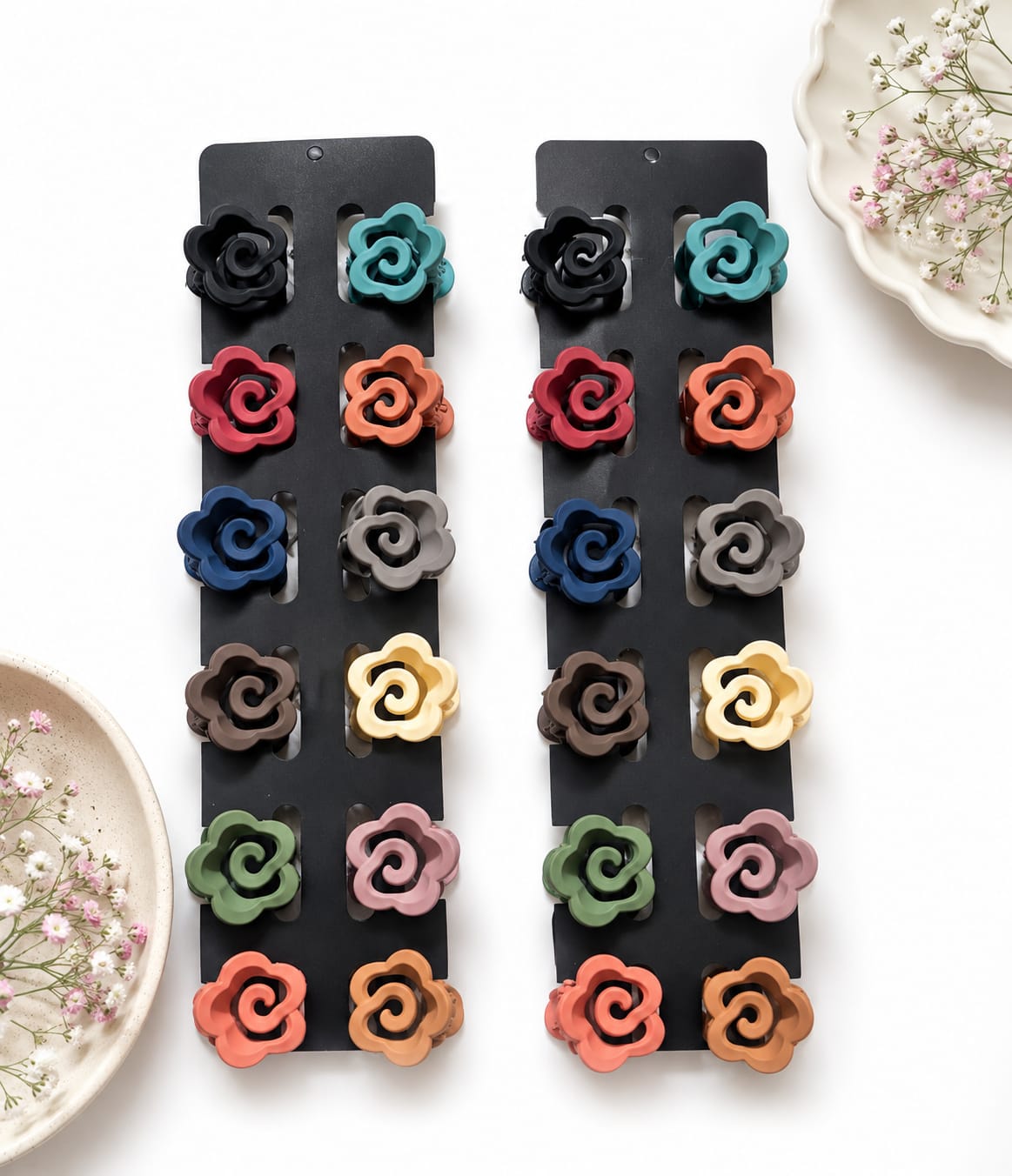 Petal Charm Matte Clip