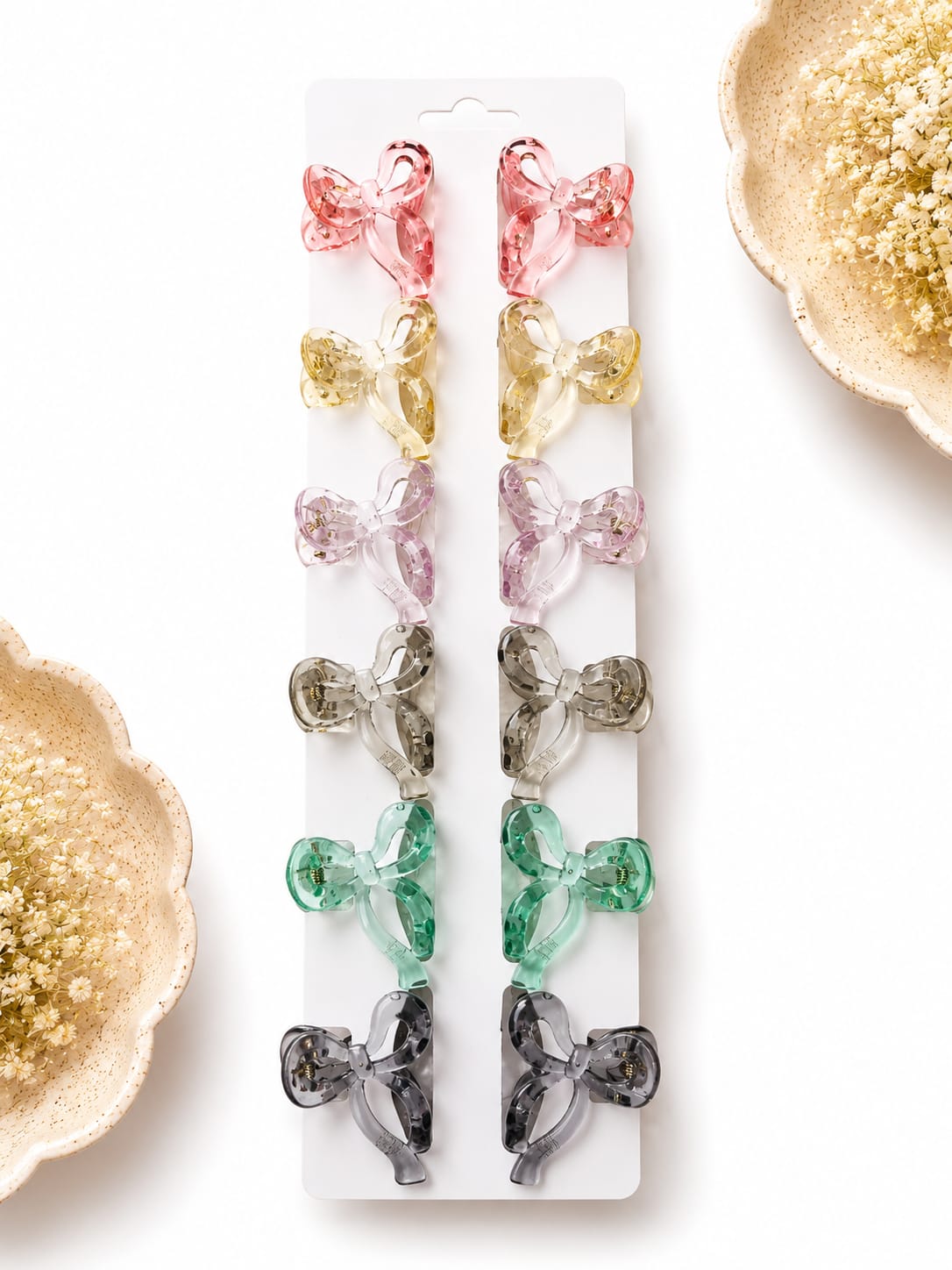 Bow Crystal Medium Claw Clip 1