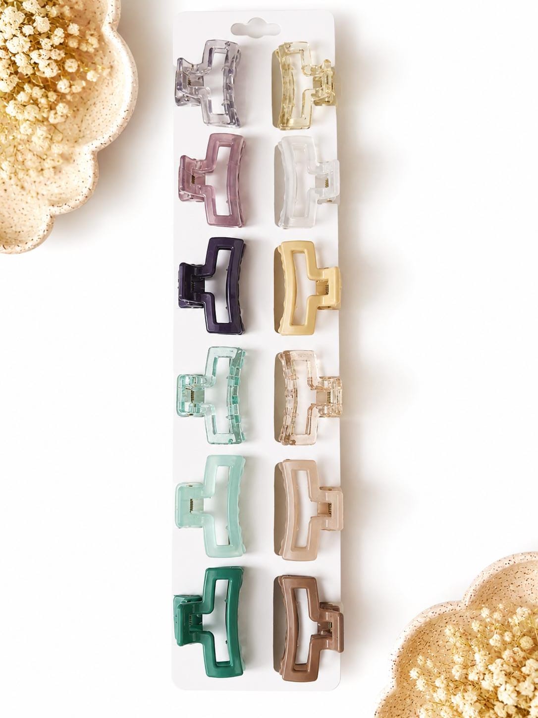 Rectangle Medium Hair Claw Clip 3