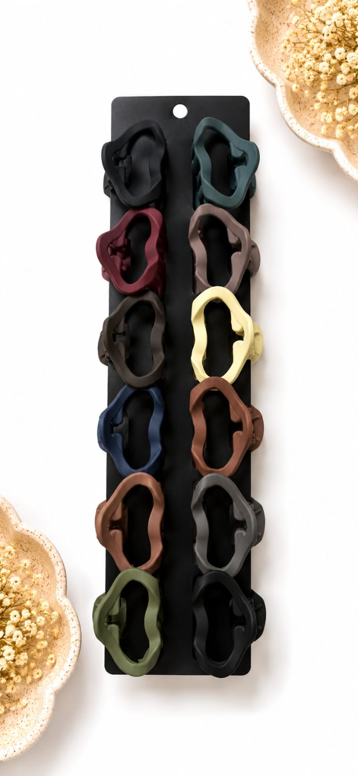 Irregular Medium Hair Claw Clip