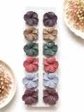 Hibiscus Flower Medium Hair Claw Clips