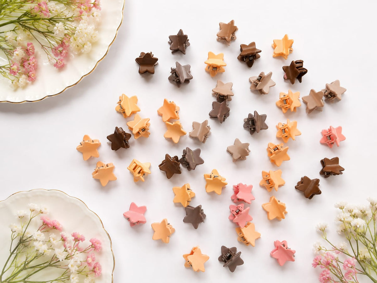 Mini Star Hair Claw Clips