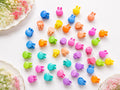 Multicolor Mini Bunny Hair Clips