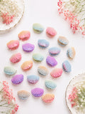 Matte Pastel Shell Claw Clips