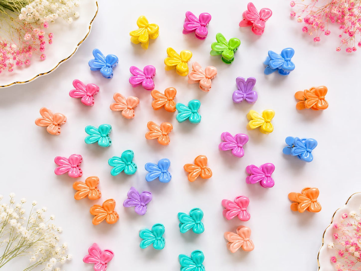 Shiny Bunny Hair Clips