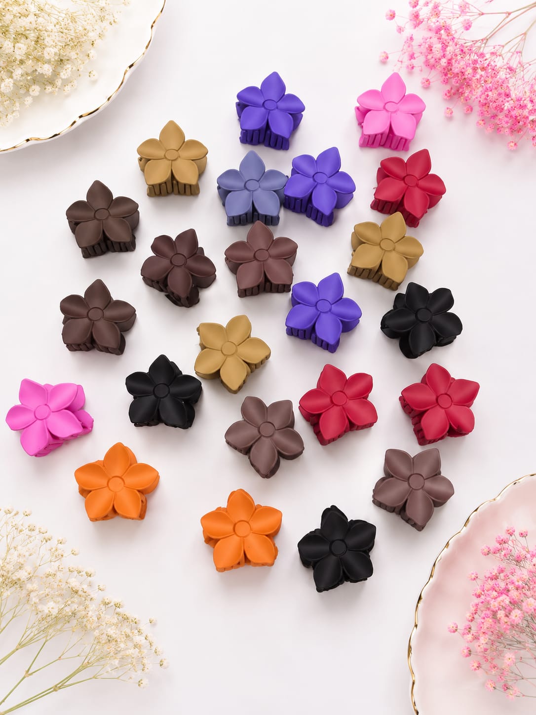 Petal Shape Claw Clips