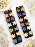 Pastel Petal Mini Clips