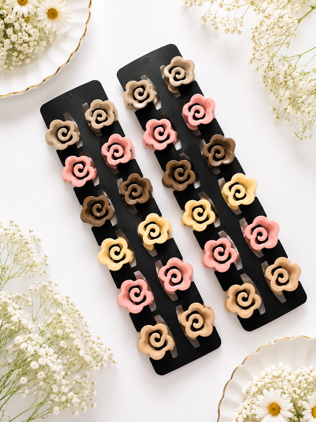 Blooming Rose Mini Clips