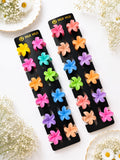 Vibrant Flower Mini Clips