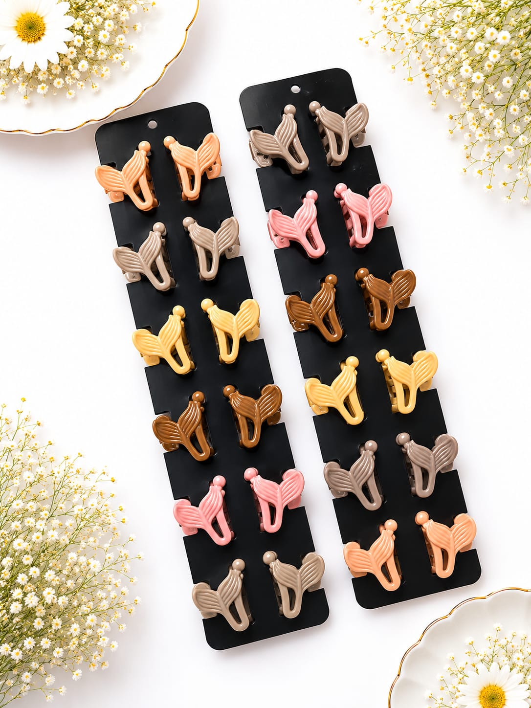 Neutral Mermaid Mini Clips