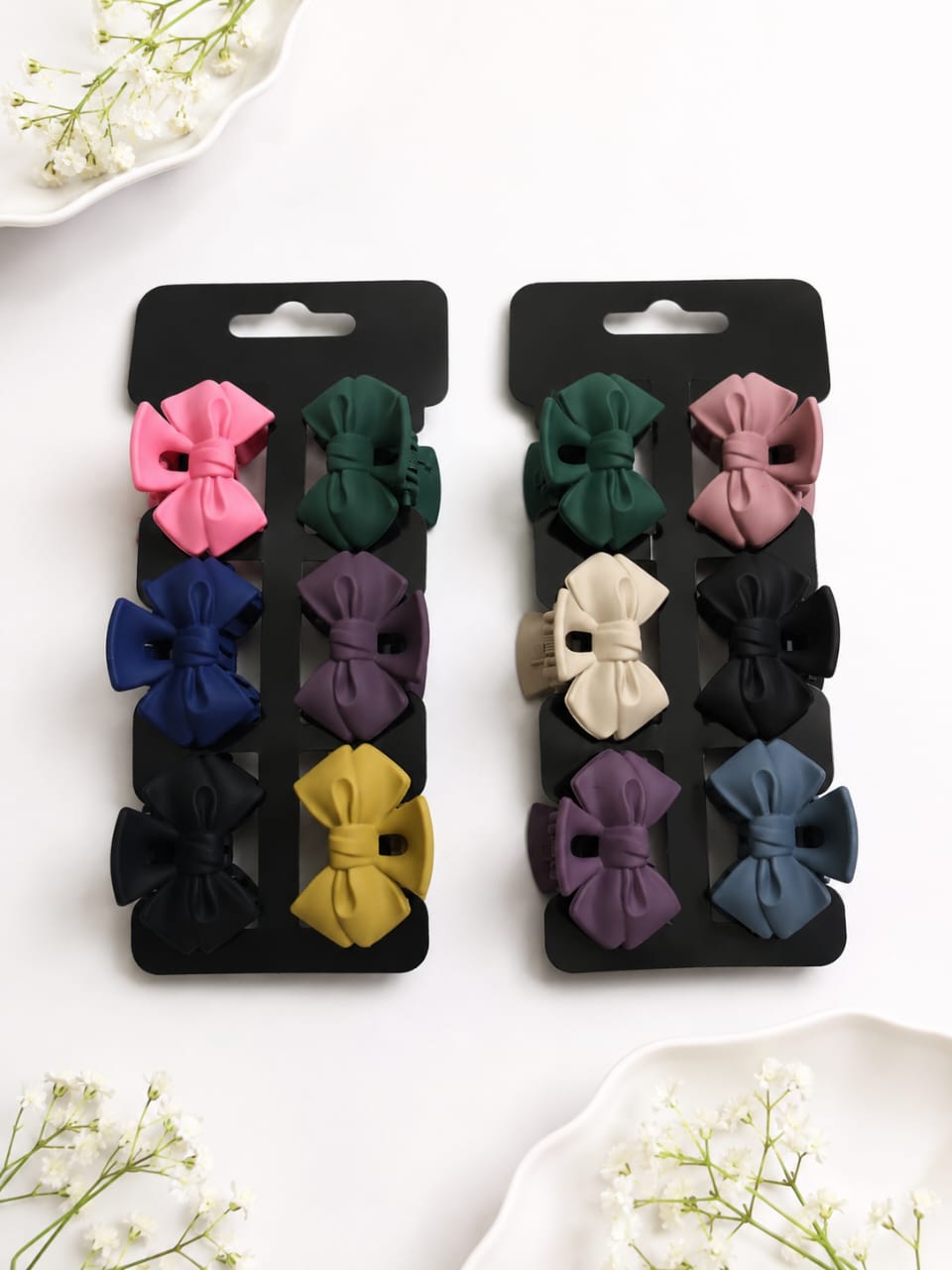 Mini Ribbon Hair Clips