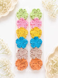 Dotted Daisy Hibiscus Clips