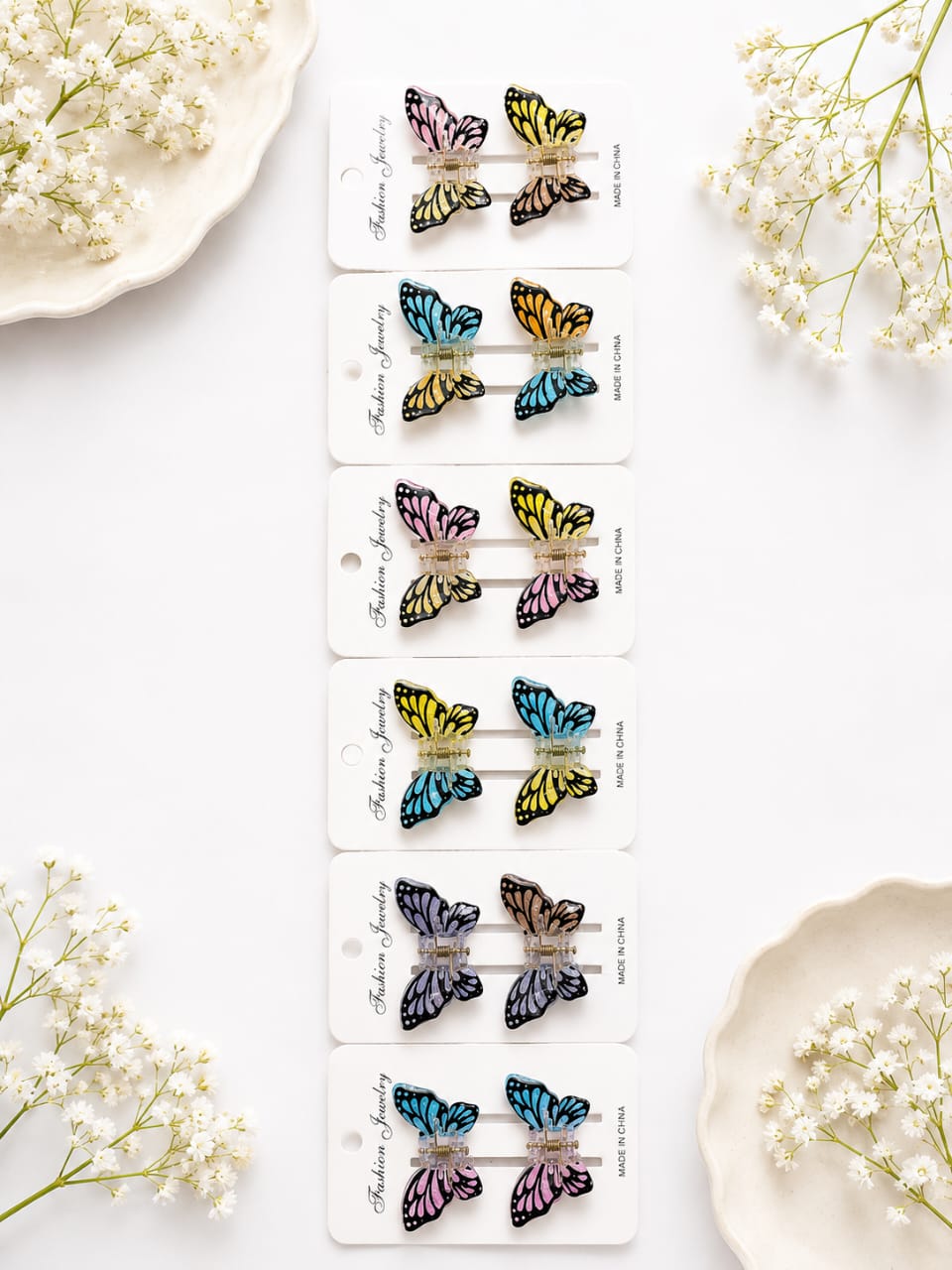 3D Butterfly Hair Clips
