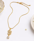 Anti-Tarnish Swan Charm Solitaire Dangle Chain