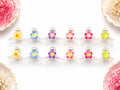 Clear Acrylic Mini Plumeria Flower Hair Claw Clips