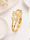 Anti-tarnish Gold Floral Bracelet