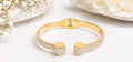 Anti-tarnish Crystal Cuff Bracelet
