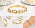 Anti-tarnish Luxe Rope link Crystal Bracelet