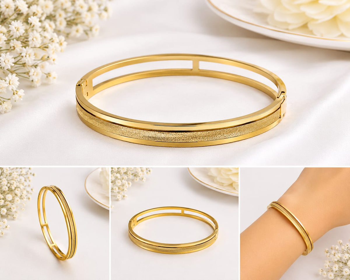 Anti-tarnish Golden Aura Bracelet