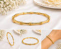 Anti-tarnish Bamboo Style Bracelet