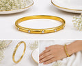 Anti-tarnish Golden Spark Bracelet