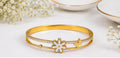 Anti-tarnish Blooming Daisy Dual Bracelet