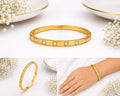 Anti-tarnish Radiant Block Bracelet - Baby Size