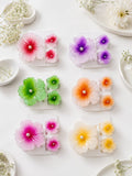 Hibiscus Flower Hair Claw Clips