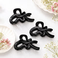Glossy Loop Abstract Hair Claw Clips