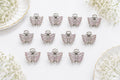 Rhinestone Butterfly Mini Hair Metal Claw Clips