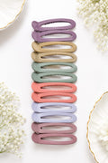 Matte Pastel Snap Hair Clips