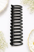 Black Snap Hair Clips