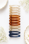Transparent Snap Hair Clips
