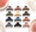 Matte Bubble-Arch Hair Claw Clips