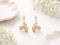 Anti-tarnish Crystal Flutter Drop Earrings