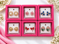 Korean-Style Aesthetic Earrings Set - Combo 3