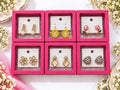 Korean-Style Aesthetic Earrings Set - Combo 5