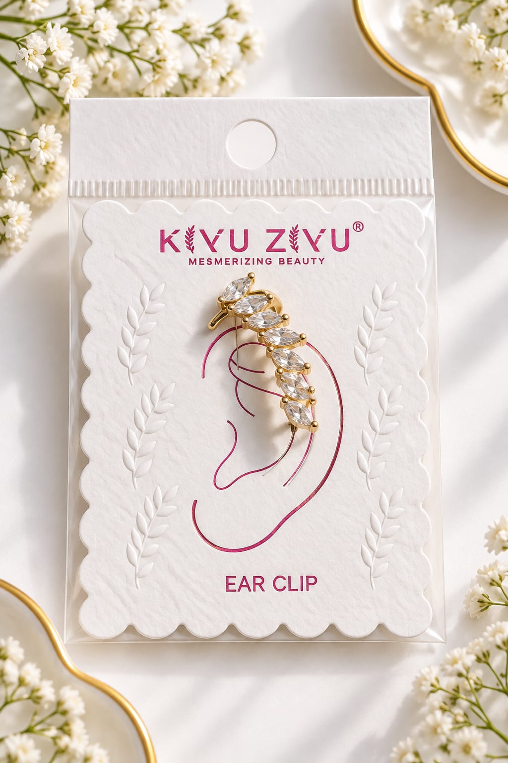Crystal Marquise Ear Cuff Clip