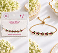 Crystal Tulip Chain Bracelet