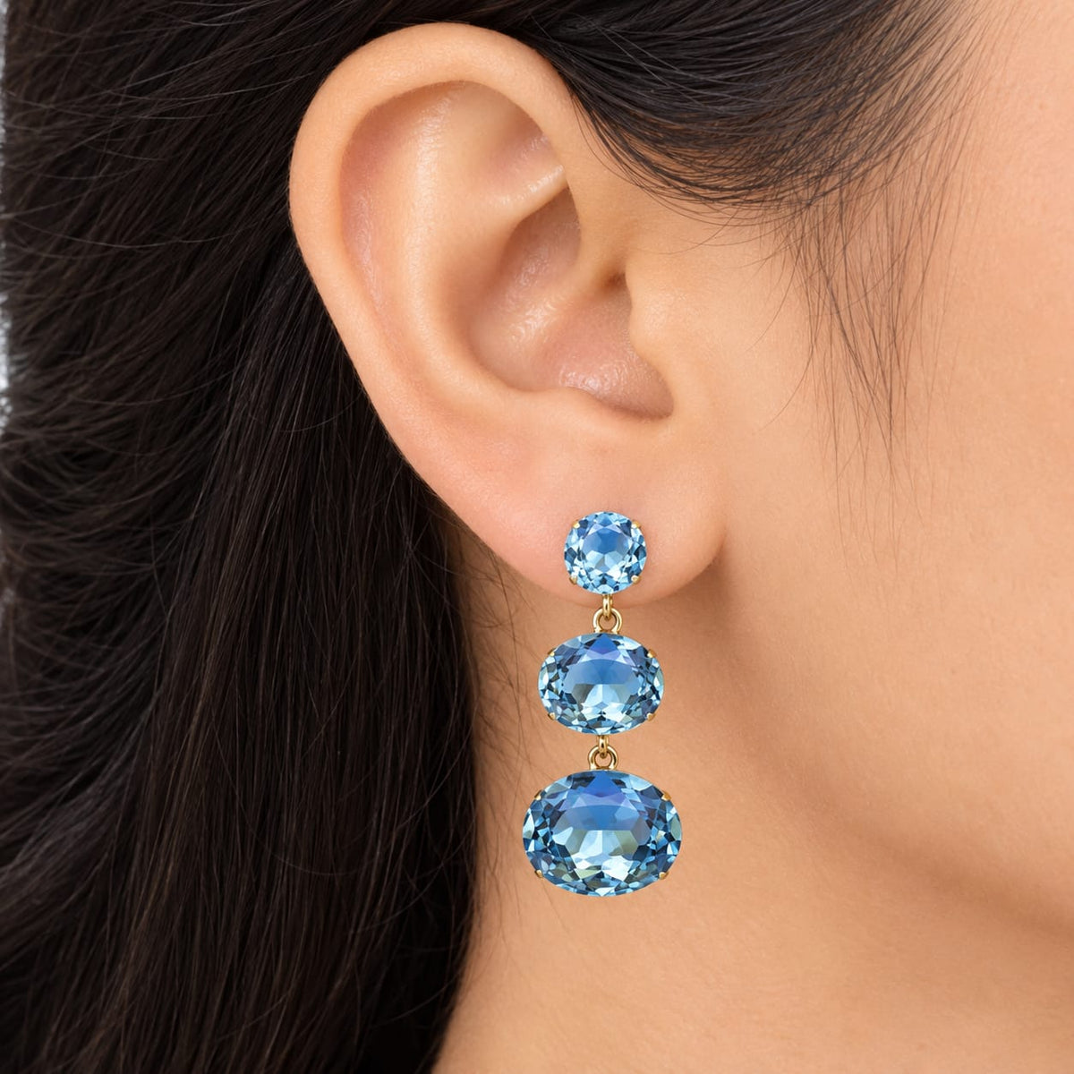 Aurora Borealis Premium Crystal Drop Earrings