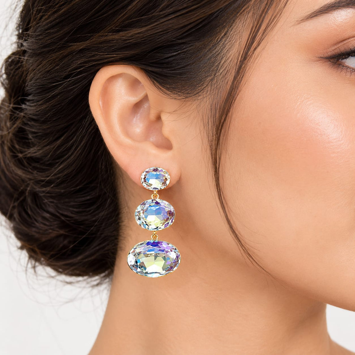 Aurora Borealis Premium Crystal Drop Earrings