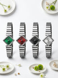 Asymmetric Diamond-Shaped Watch
