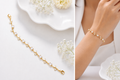 Anti-tarnish Tulip Crystal Vine Bracelet