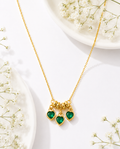 Anti-tarnish Glow Heart Chain - Green