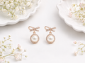 Anti Tarnish Bow Pearl Drops