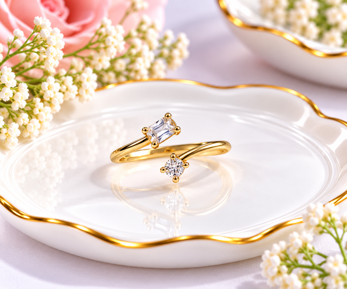 Korean-style Adjustable Anti-tarnish Finger Rings