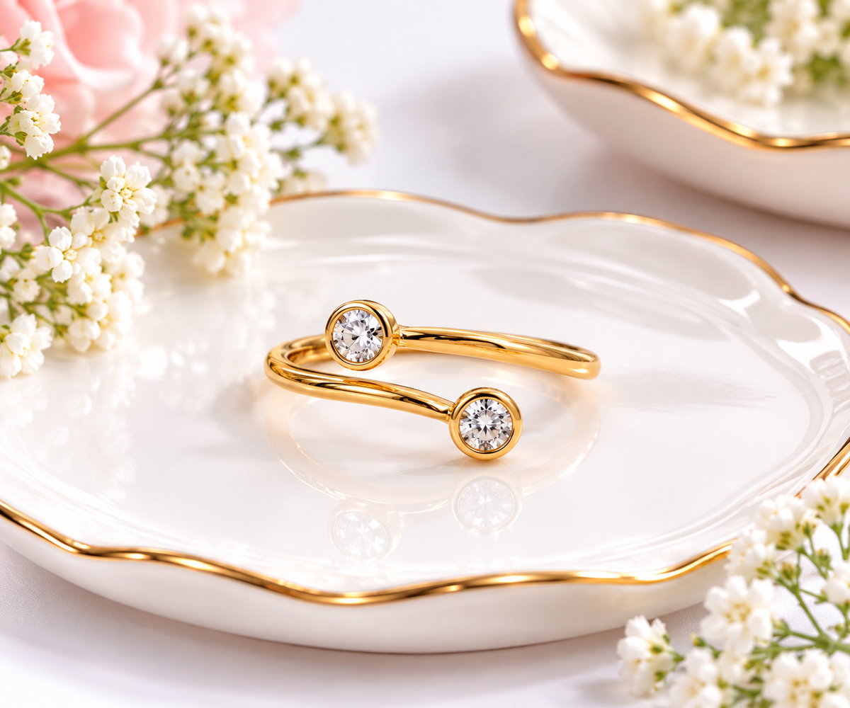 Korean-style Adjustable Anti-tarnish Finger Rings