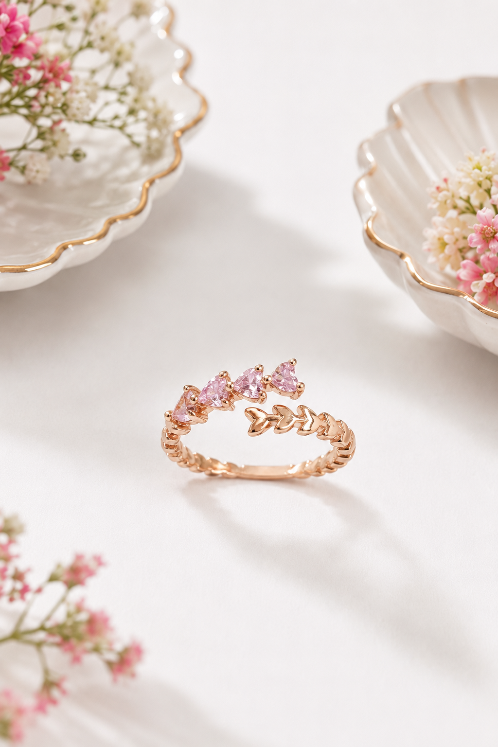 Row Heart Ring