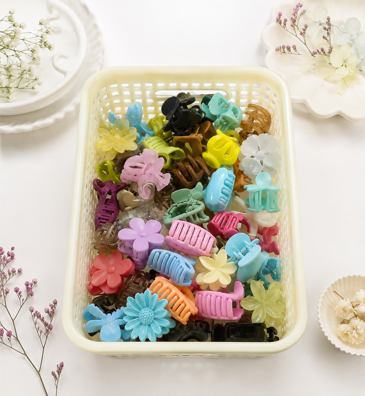 Medium Hair Clip Combo - Pack of 72 Clips