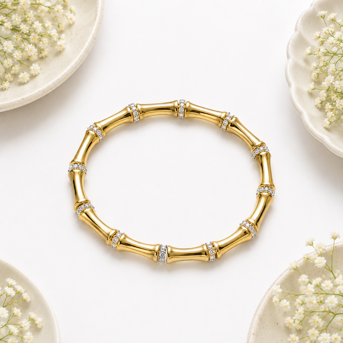 Anti-tarnish Bamboo Bracelet